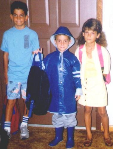 CJ, Justin & Brandy August 1988